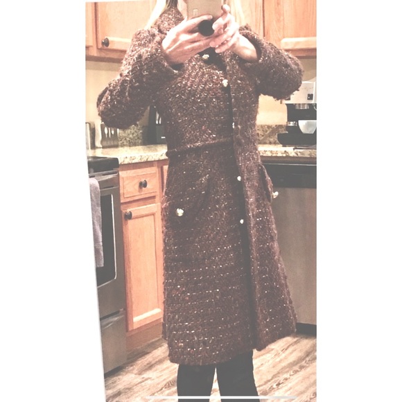 KATE SPADE tweed wool coat - Picture 9 of 16